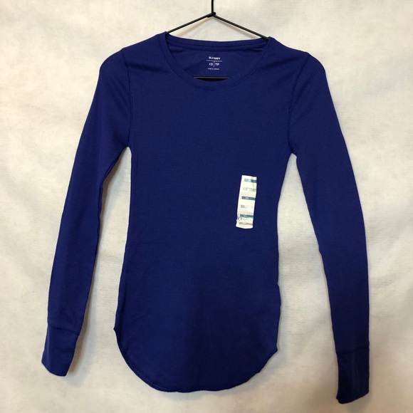 Old Navy Tops - Old Navy Thermal-Knit Long Sleeve Crew Neck Sz XS